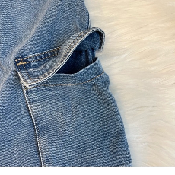 Sincerely Jules Retro Western Blue Denim Maxi Skirt Size 9 Juniors - Picture 4 of 6